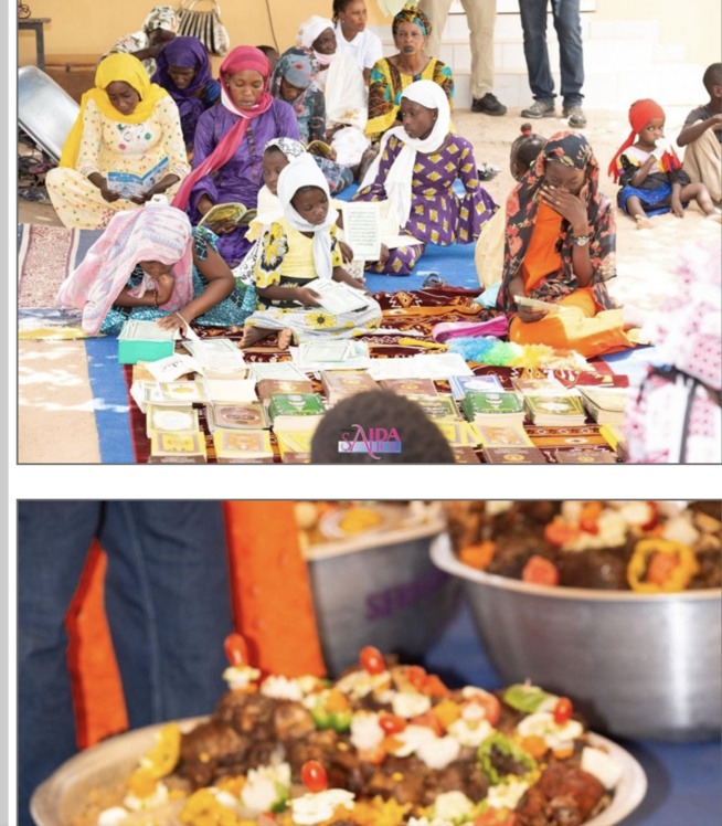 Photos: Sokhna Aida Saliou avec Sokhna Bator Saliou et Sokhna Adja Saliou