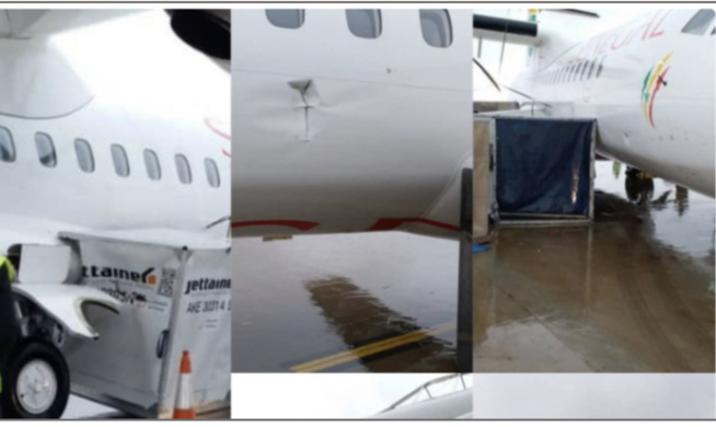 Accident à l'aéroport Charles de Gaulle de Paris: un avion Air Sénégal endommagé Accident à l'aéroport Charles de Gaulle de Paris: un avion Air Sénégal endommagé