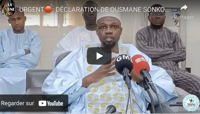 Tabaski 2022: Ousmane Sonko appelle à la paix, mais charge Macky et son régime en guise de « Ndéwédeul » Tabaski 2022: Ousmane Sonko appelle à la paix, mais charge Macky et son régime en guise de « Ndéwédeul »