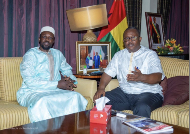 Audience : Umaro Sissoco Embalo confirme avoir reçu Ousmane Sonko sur demande de ce dernier. Audience : Umaro Sissoco Embalo confirme avoir reçu Ousmane Sonko sur demande de ce dernier.