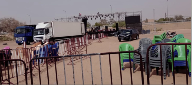 Préparatifs du meeting d'ouverture du ministre Cheikh Oumar Hann (images) Préparatifs du meeting d'ouverture du ministre Cheikh Oumar Hann (images)