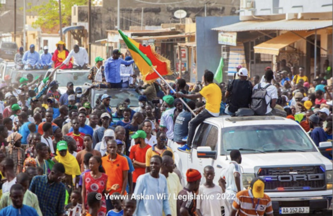 Kaolack : Devant une foule immense, Ousmane Sonko plaide pour le renouveau de l'agriculture dans le Saloum