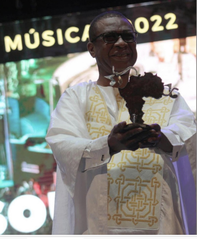 Youssou Ndour : «J'exprime ma joie d'avoir été désigné lauréat du prix La Mar de musicas 2022» Youssou Ndour : «J'exprime ma joie d'avoir été désigné lauréat du prix La Mar de musicas 2022»