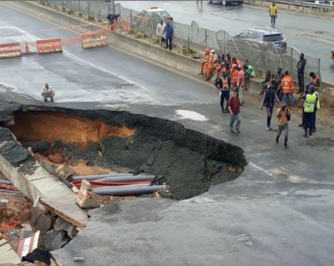 Autoroute Limamoulaye : Les travaux de la coupure routière terminés, le trafic a repris son cours normal Autoroute Limamoulaye : Les travaux de la coupure routière terminés, le trafic a repris son cours normal