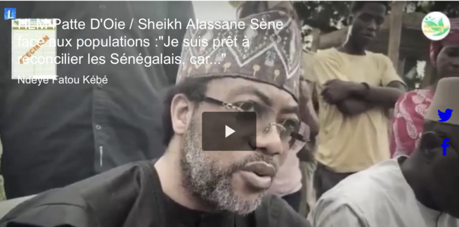 HLM Patte D'Oie / Sheikh Alassane Sène face aux populations :"Je suis prêt à reconcilier les Sénégalais, car..."