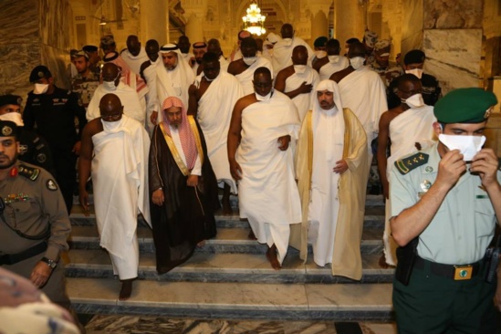IMAGES - Macky et Madame Sall à Maccah IMAGES - Macky et Madame Sall à Maccah