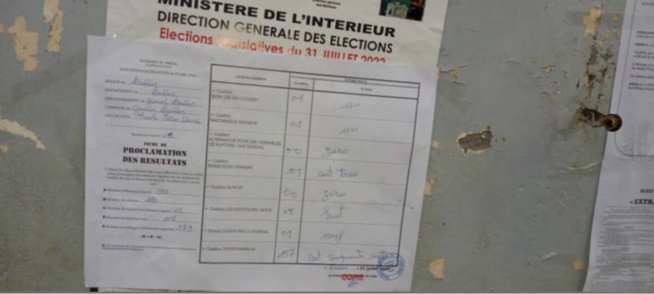 Législatives / Grand Dakar, Issa Kane B9: YAW surclasse BBY avec 157 voix contre 103 Législatives / Grand Dakar, Issa Kane B9: YAW surclasse BBY avec 157 voix contre 103
