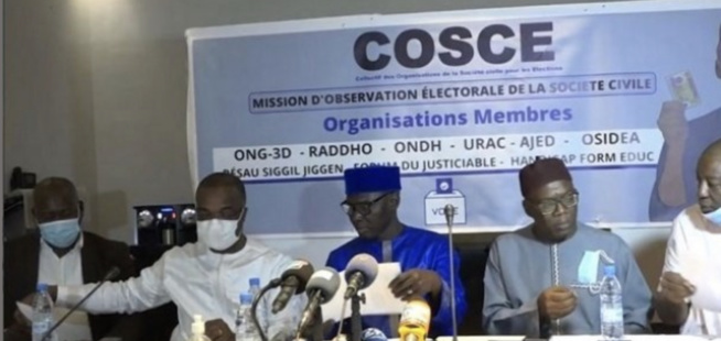 Législatives 2022: Le bilan à mi-parcours de la Mission d’observation électorale du COSCE Législatives 2022: Le bilan à mi-parcours de la Mission d’observation électorale du COSCE