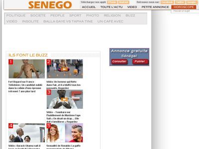Le site d'actualité Senego piraté depuis quelques temps