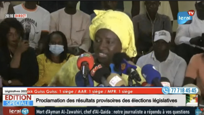 Aminata Touré exulte : "Une victoire nette et sans bavure” Aminata Touré exulte : "Une victoire nette et sans bavure”