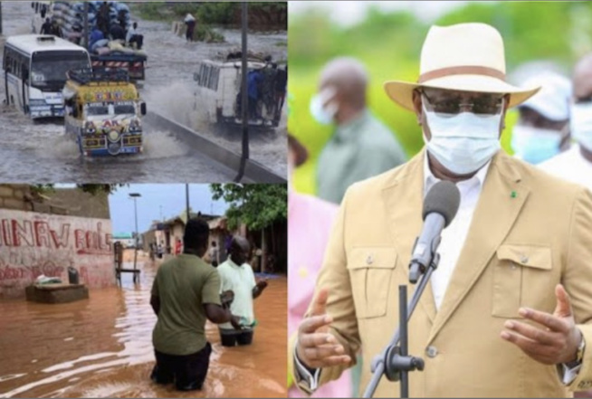 Pluies diluviennes à Dakar : Macky Sall déclenche le Plan ORSEC