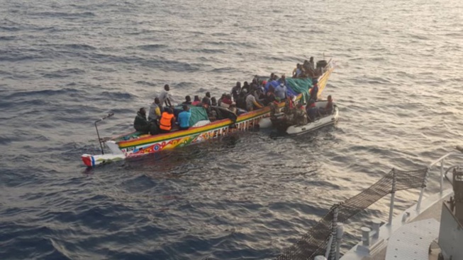 Immigration clandestine: Une pirogue transportant 17 personnes interceptée à Potou Immigration clandestine: Une pirogue transportant 17 personnes interceptée à Potou