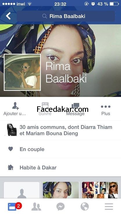 Thioro Baalbaki victime de Facebook!