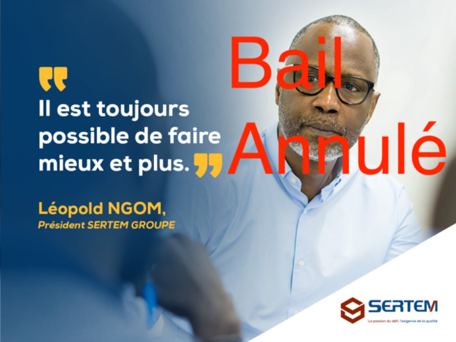 Foncier / Sertem de Léopold Ngom: Le terrain de 8000 m2 sera retiré du circuit ( Annulé), ( document) Foncier / Sertem de Léopold Ngom: Le terrain de 8000 m2 sera retiré du circuit ( Annulé), ( document)