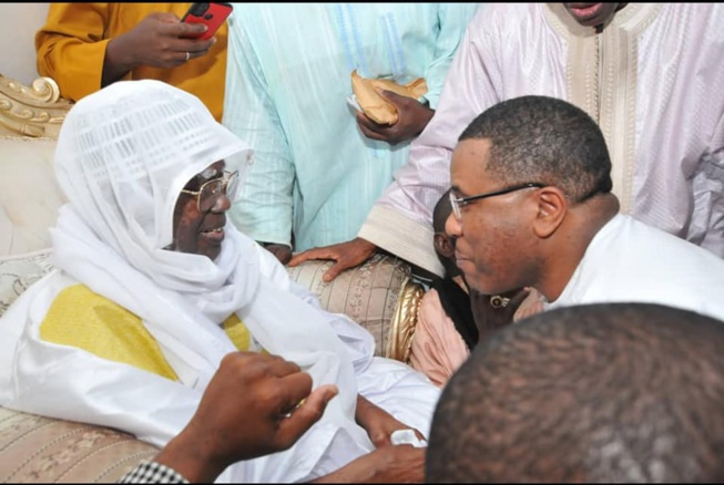 Serigne Mountakha loue les actions et l'engagement du Président Bougane Gueye, " Serigne Mountakha loue les actions et l'engagement du Président Bougane Gueye, "