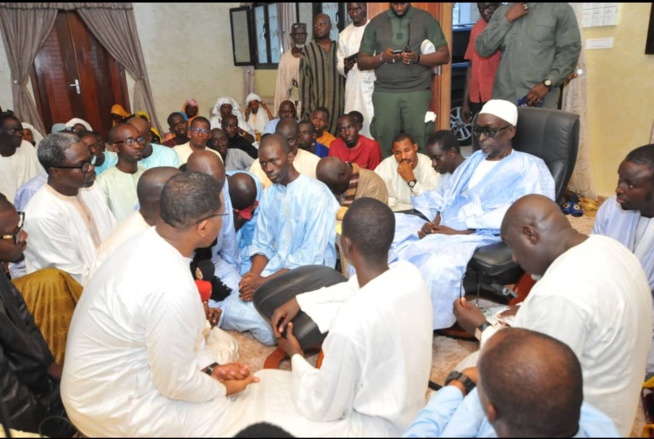 Serigne Mountakha loue les actions et l'engagement du Président Bougane Gueye, " Serigne Mountakha loue les actions et l'engagement du Président Bougane Gueye, "