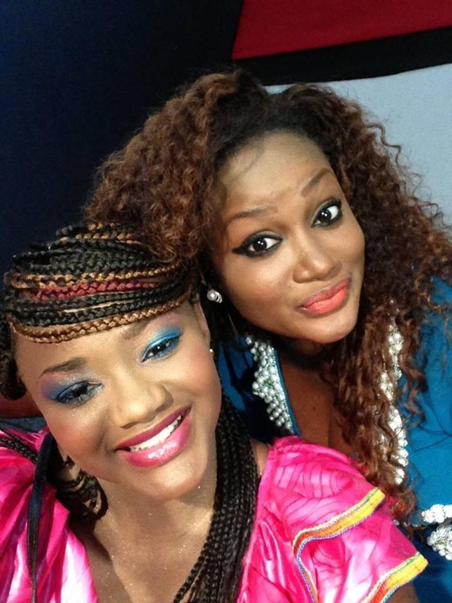 Fama Thioune et Adja Astou de la Sen Tv Fama Thioune et Adja Astou de la Sen Tv