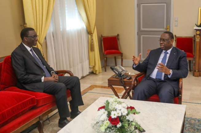 Les images du tête à tête entre Macky Sall et Amadou Ba, le nouveau PM