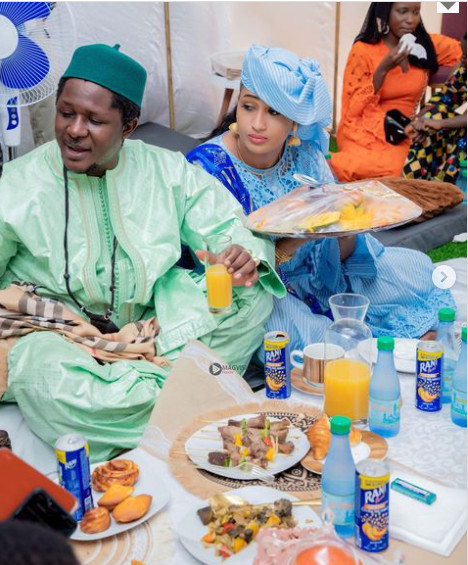 Magal 2022: Cheikh Bara Ndiaye et son épouse Katy Sarr gâtent leurs invités
