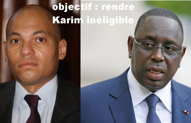L’objectif de Macky Sall : Rendre Karim Wade inéligible L’objectif de Macky Sall : Rendre Karim Wade inéligible