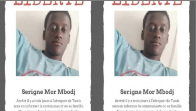Étudiant sénégalais arrêté à l’aéroport de Tunis : Serigne Mor Mbodj finalement libéré hier soir Étudiant sénégalais arrêté à l’aéroport de Tunis : Serigne Mor Mbodj finalement libéré hier soir