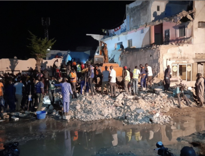Drame à Kaolack: L'affaissement d'un bâtiment fait 4 morts, dont Mamadou Sow, sa 3e épouse et... Drame à Kaolack: L'affaissement d'un bâtiment fait 4 morts, dont Mamadou Sow, sa 3e épouse et...