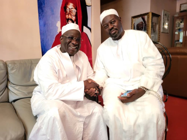 Gamou Tivaouane: Le président Mbagnick Diop du MEDS reçu par Serigne Moustapha Sy Al Amine
