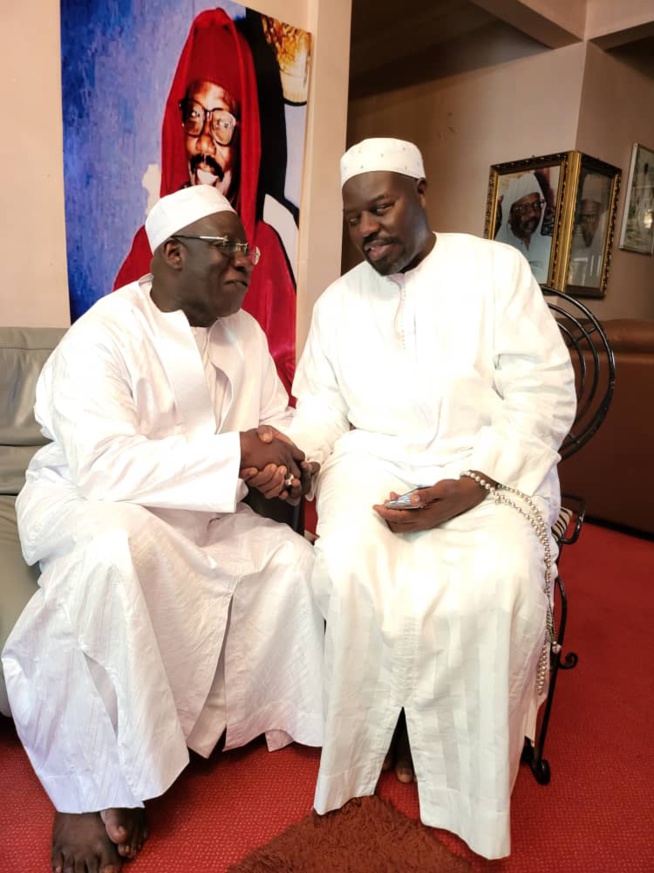 Gamou Tivaouane: Le président Mbagnick Diop du MEDS reçu par Serigne Moustapha Sy Al Amine