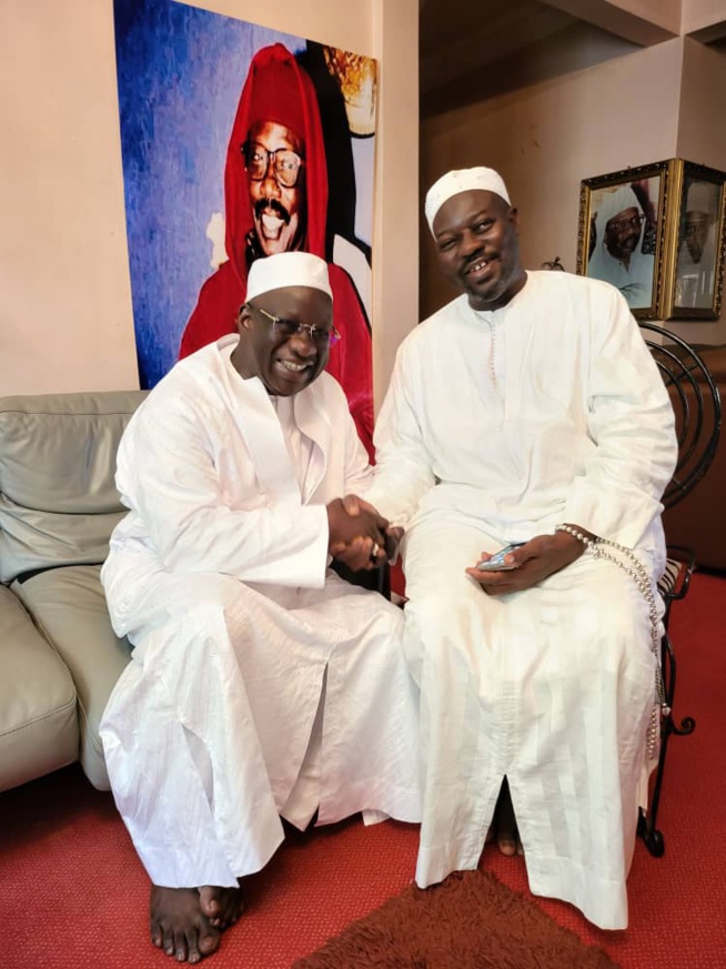 Gamou Tivaouane: Le président Mbagnick Diop du MEDS reçu par Serigne Moustapha Sy Al Amine