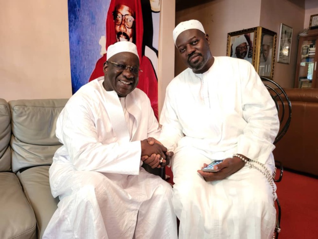 Gamou Tivaouane: Le président Mbagnick Diop du MEDS reçu par Serigne Moustapha Sy Al Amine