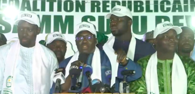 La Coalition Républicaine / Samm Sunu Rew remontée contre BBY La Coalition Républicaine / Samm Sunu Rew remontée contre BBY