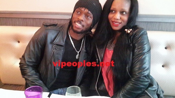 L'international ivoirien Gervinho, en toute complicité avec l'ex mannequin Mami La Jolie Diagne au Copacabana de Paris.