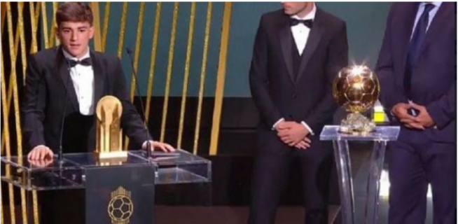 Ballon d'Or: Gavi décroche le Trophée Kopa Ballon d'Or: Gavi décroche le Trophée Kopa