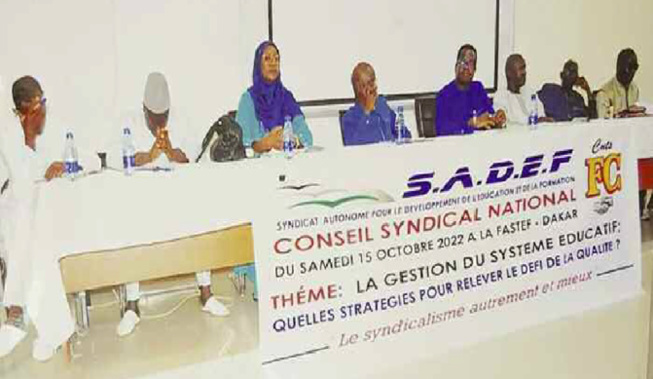 Barrière Linguistique, Déficit d’enseignants, d’encadreurs, Problème d’orientation… Le Sadef met à nu les handicaps qui plombent la qualité du système éducatif Barrière Linguistique, Déficit d’enseignants, d’encadreurs, Problème d’orientation… Le Sadef met à nu les handicaps qui plombent la qualité du système éducatif