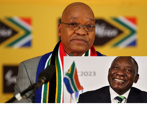 L'ex-président sud-africain Zuma qualifie son successeur Ramaphosa de "corrompu" L'ex-président sud-africain Zuma qualifie son successeur Ramaphosa de "corrompu"