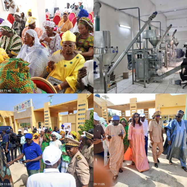 Microfinance, économie sociale et solidaire : Victorine Anquediche Ndeye effectue sa première visite à Kaolack à l'Usine Cissagro (Images).
