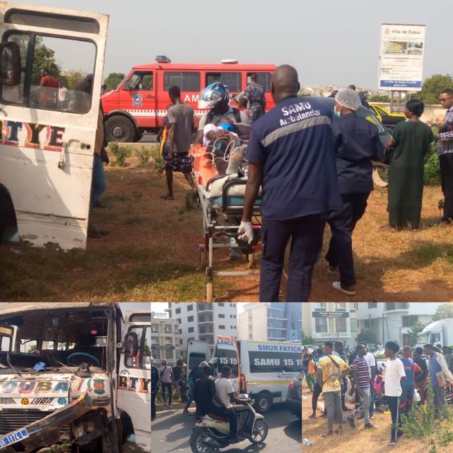 Accident sur la VDN : un car « Ndiaga Ndiaye » perd ses freins et fait des blessés