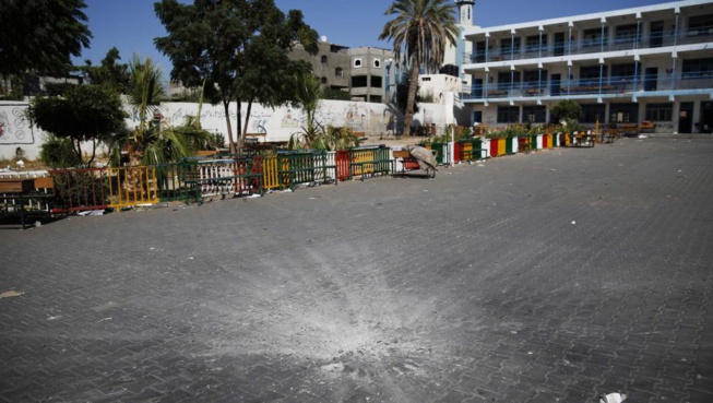 Gaza: des tirs israéliens s’abattent sur une école de l’ONU Gaza: des tirs israéliens s’abattent sur une école de l’ONU