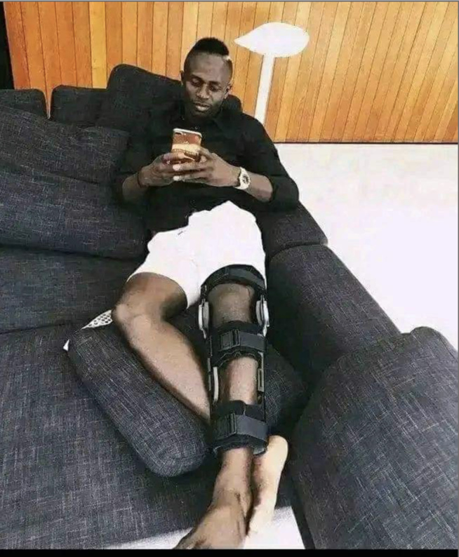 En images, Sadio Mané après sa blessure En images, Sadio Mané après sa blessure