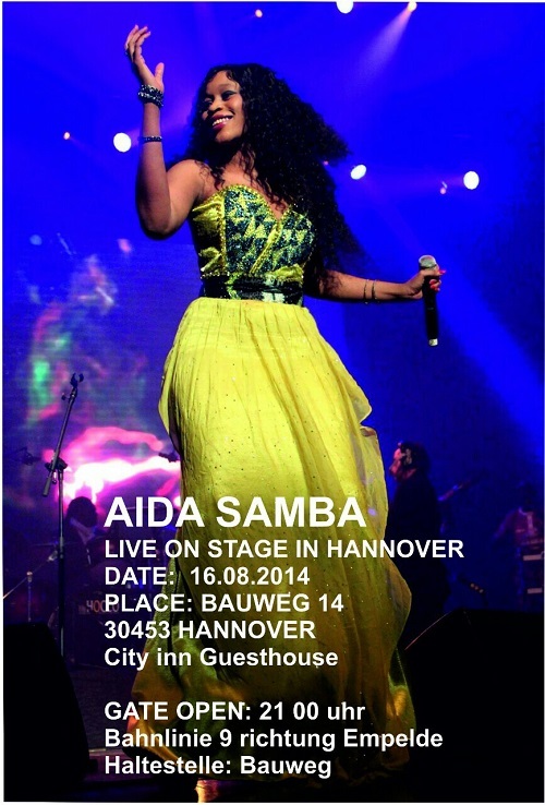 Exclusivité: Aida Samb en live ce 16 août en Allmengne