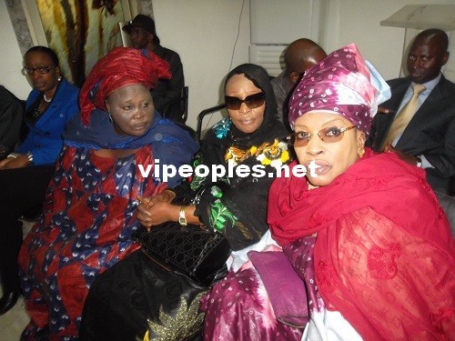 Les trois mousquetaires du PDS: Woré Sarr, Aida Ndiongue et Awa Diop.