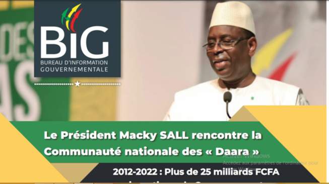Rencontre Président Macky Sall et la Communauté nationale des « Daara »: Plus de 25 milliards FCfa investis par le Gouvernement de 2012 à 2022 Rencontre Président Macky Sall et la Communauté nationale des « Daara »: Plus de 25 milliards FCfa investis par le Gouvernement de 2012 à 2022