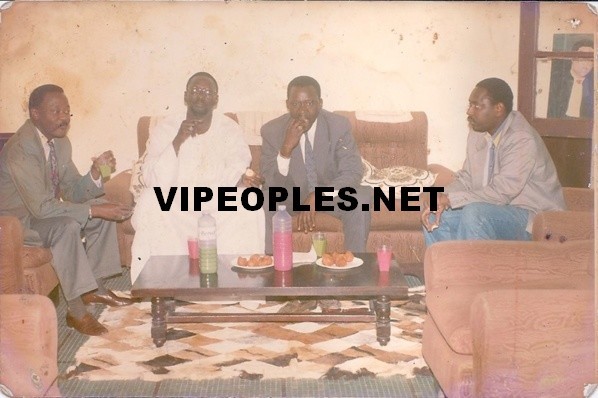 Souvenir: Macky Sall, Kader Sow, Khoureychi Ba et feu Ousmane Masseck Ndiaye.