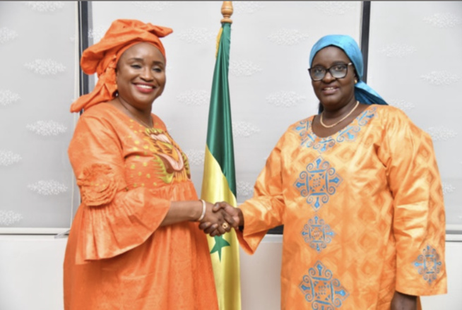 Dr Marie Khémesse NGOM NDIAYE a rencontré l'AFCMP pour discuter des axes stratégiques du PNDSS