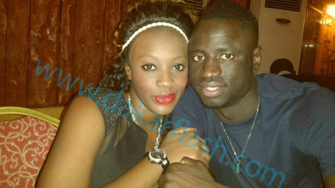 Le footballeur Cheikhou Kouyaté en toute complicité avec sa bien aimée Le footballeur Cheikhou Kouyaté en toute complicité avec sa bien aimée