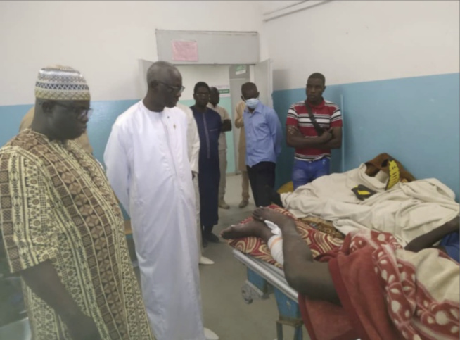 Accident mortel dans un chantier à Richard-Toll: Amadou Mame Diop au chevet des blessés