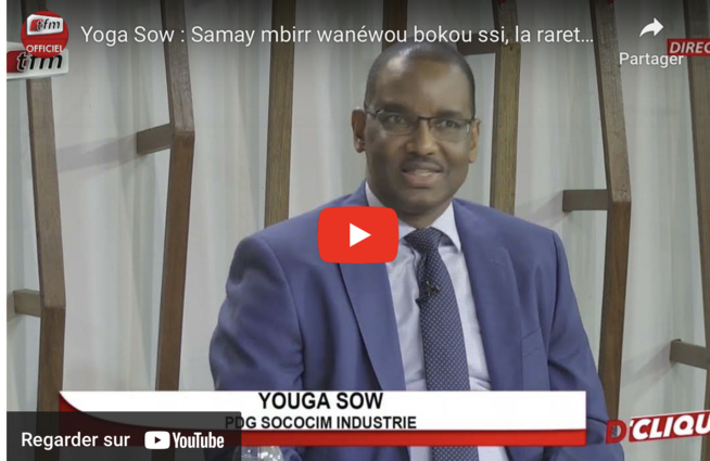 Youga Sow : Samay mbirr wanéwou bokou ssi, la rareté c'est mon principe de vie" Youga Sow : Samay mbirr wanéwou bokou ssi, la rareté c'est mon principe de vie"