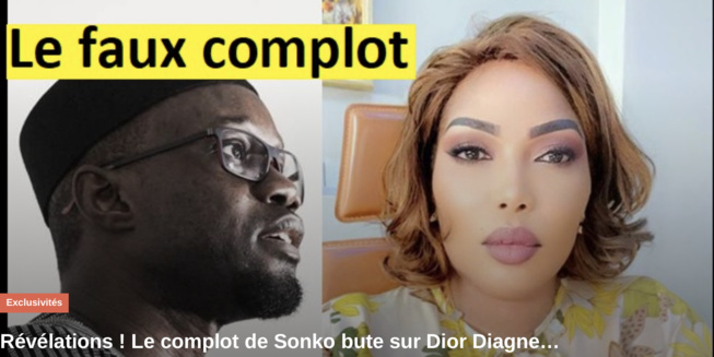 Révélations ! Le complot de Sonko bute sur Dior Diagne… Révélations ! Le complot de Sonko bute sur Dior Diagne…