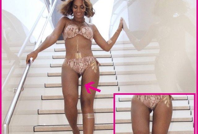 Photo: quand Beyoncé photoshope ses photos de vacances. Regardez Photo: quand Beyoncé photoshope ses photos de vacances. Regardez
