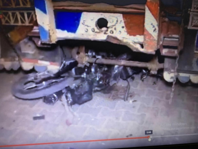 Thiès : Un camion écrase un jakartaman Thiès : Un camion écrase un jakartaman